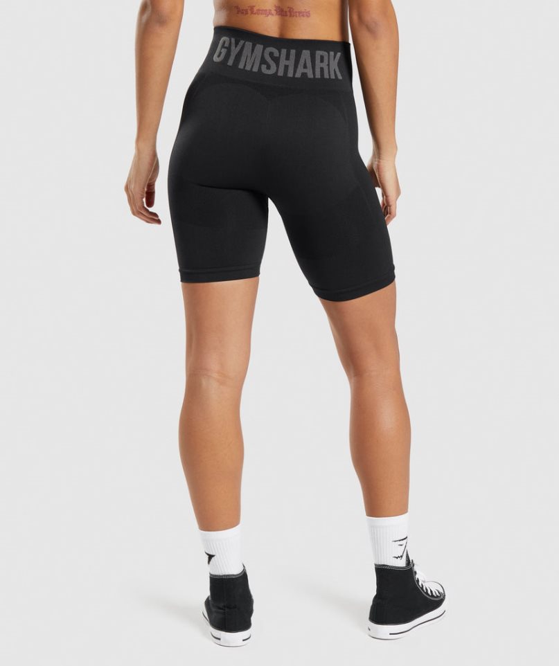 Women's Gymshark Flex Cycling Shorts Black | CA 653A81